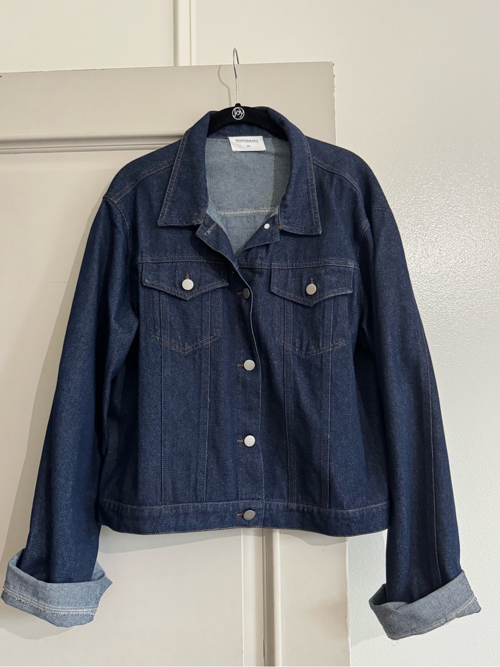 Peppermayo Dark Blue Denim Jean Jacket